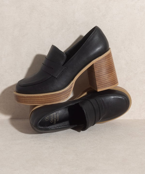 OASIS SOCIETY Hannah Platform Penny Loafers