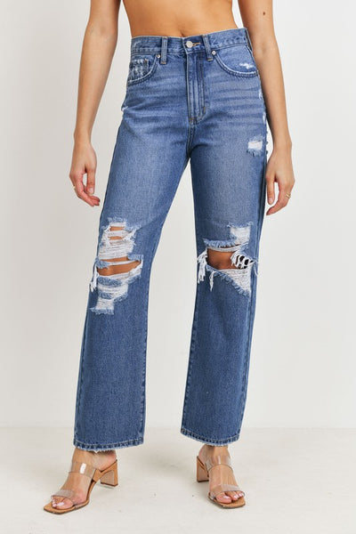JBD HIGH RISE DAD JEANS