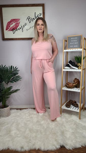 Nobody But You Jumpsuit - Dusty Pink *FINAL SALE