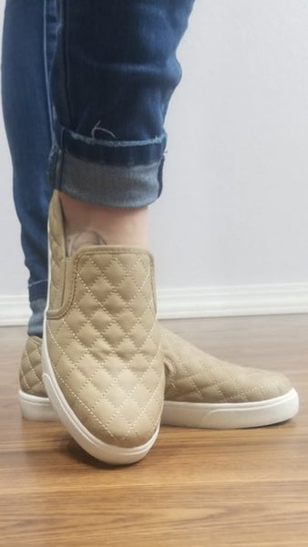 Kylie slip on sneaker - Taupe * Final Sale