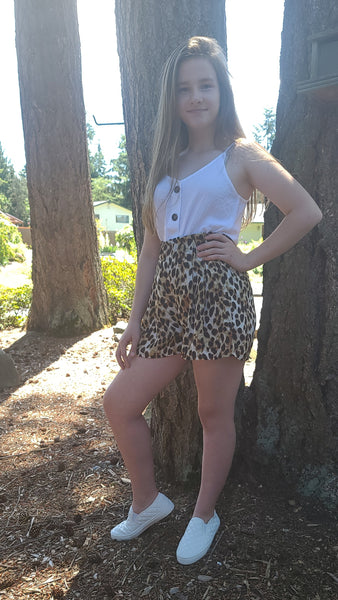 Cool Cat Leopard Shorts