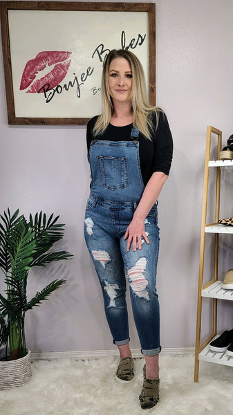 Kelsea Distressed Overall *FINAL SALE