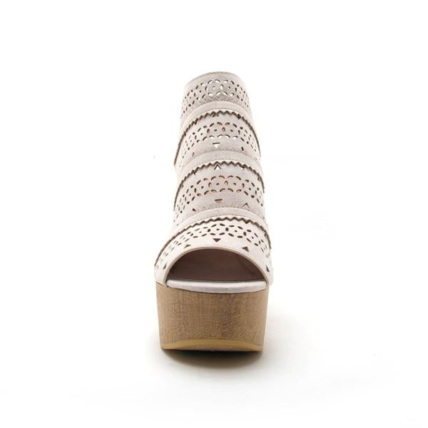 Nicollette - cutout wedge sandal *FINAL SALE