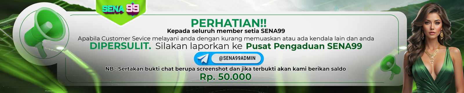 Pengumuman SENA99